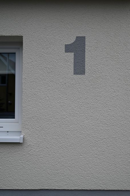 Hausnummer Fassade